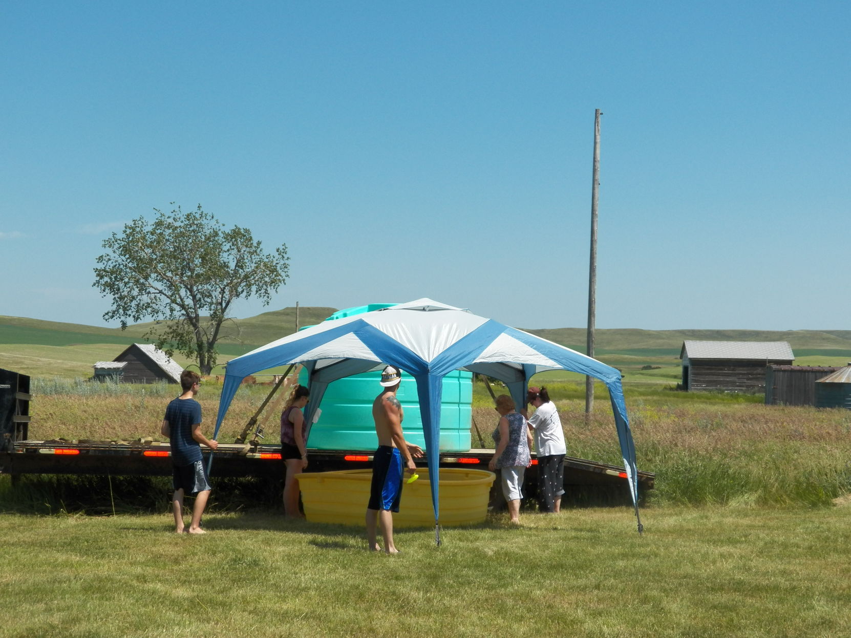 Prairie Camping Swimming Pool.